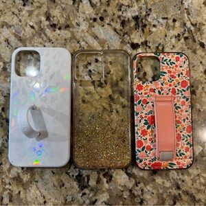 iPhone 12 Pro cases (Walli, loopy, and casemate) -bundle of three